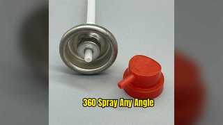 Soluzione di spruzzatura multiangolo con valvola aerosol 360
