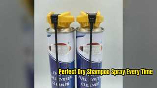 Attuatore per shampoo secco a 360 gradi per un volume perfetto