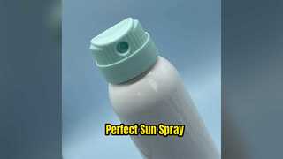 Valvola aerosol per protezione solare: spruzzo uniforme, senza perdite