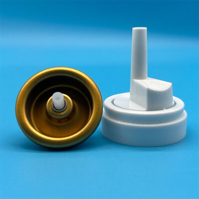 comprare Hair Mousse Inverted Aluminum Valve with Chemical-Resistant Seal for Salon Products fabbricazione online