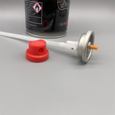 comprare 360 Degree Direction Aerosol Valves With Actuator for lubricant Aerosol Tin Cans fabbricazione online