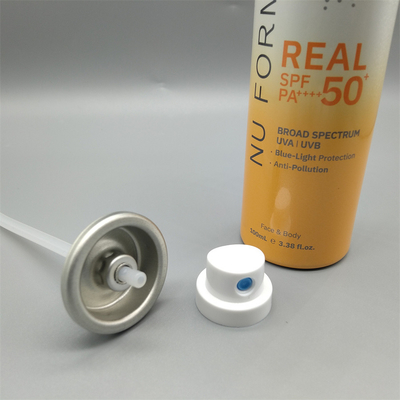 comprare Valvola spray aerosol da 1 pollice per applicazioni di protezione solare a nebulizzazione – Packaging per la cura della pelle con protezione UV fabbricazione online