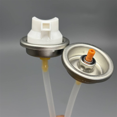comprare Integrated Brush Aerosol Valve for Car Seat and Fabric Cleaner Aerosol Tin Cans fabbricazione online