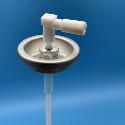 comprare One Inch Metered Aerosol Valve with Sliver Color and plastis stem tinplate Mounting Cup fabbricazione online
