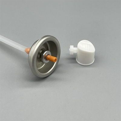 comprare Valvola di vernice aerosol maschile da 1 pollice per lattine di spray metalliche verdi fabbricazione online