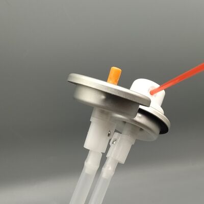 comprare High-Reliability 360 Degree Aerosol Valve With Actuator for Fire Blocking Sprays and Insulating Foams with Consistent High-Volume Output fabbricazione online