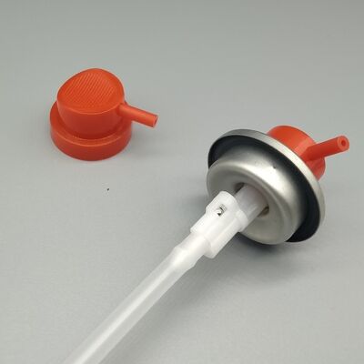 comprare Premium High-Output 360 Degree Aerosol Valve With Actuator for Automotive Lubricants and Industrial Coatings with Precision Spray Control fabbricazione online