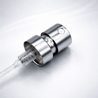 comprare Pompa atomizzatore per profumo in argento raffinato con opzioni di collare fabbricazione online