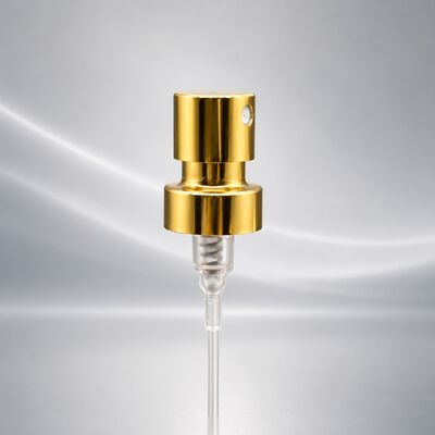 comprare Pompa per profumi finitura oro di lusso con atomizzatore di nebbia micro-fine per profumi premium fabbricazione online