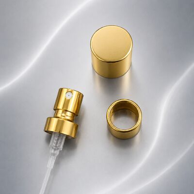 comprare Pompa per profumi placcata in oro con tecnologia di microfina nebbia per un'azione liscia come la seta fabbricazione online