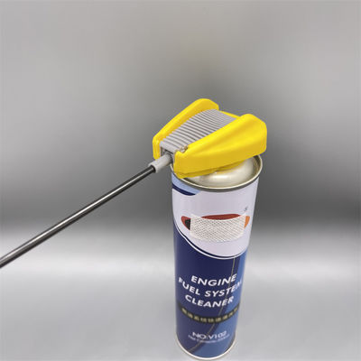 Erogatore a spruzzo aerosol a prova di bambino e focalizzato sulla sicurezza per prodotti chimici per la casa con indicatori di utilizzo chiari