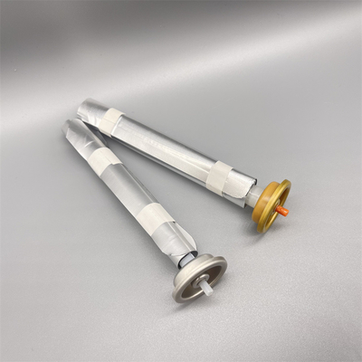 Sacchetto in alluminio aerosol sulla valvola. Disponibilità affidabile. Sistema di valvole di alta durata.