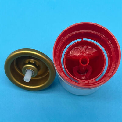 Valvola in alluminio sostenibile premium per prodotti mousse per capelli