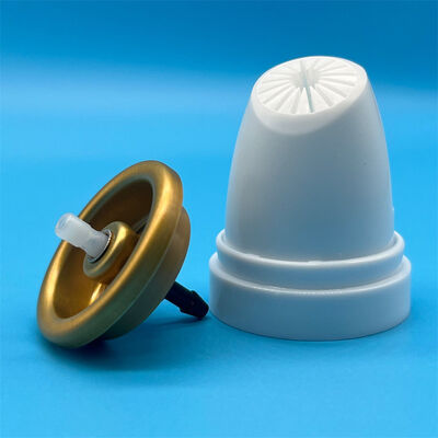 Ugello erogatore mousse aerosol con sistema di ricarica durevole per marchi sostenibili a zero sprechi