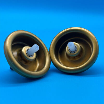 Valvola in alluminio invertito per mousse per capelli aerosol con prestazioni di uscita uniformi