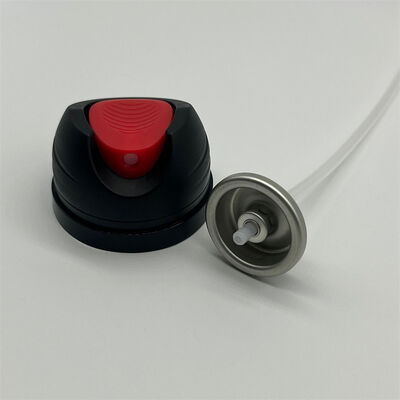 Valvola spray corpo aerosol compatibile con attuatori e cappucci spray corpo standard
