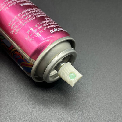 Valvola spray aerosol per shampoo secco Valvola aerosol cosmetica professionale