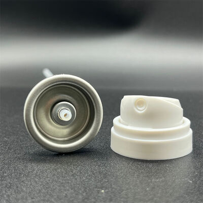 Valvola aerosol per shampoo secco da un pollice con sistema di distribuzione uniforme della nebbia