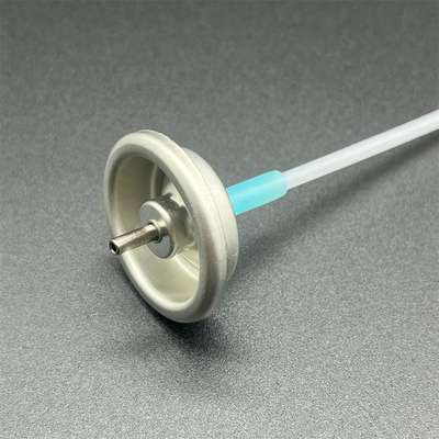 Valvola di misurazione a stelo metallico da un pollice. Controllo di flusso di precisione per applicazioni industriali.