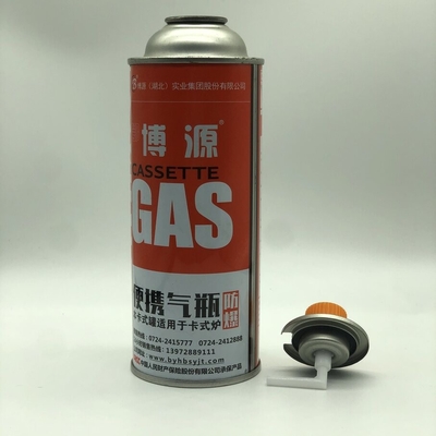 Cartuccia di gas di butano leggera contenitore vuoto per appassionati di attività all'aria aperta