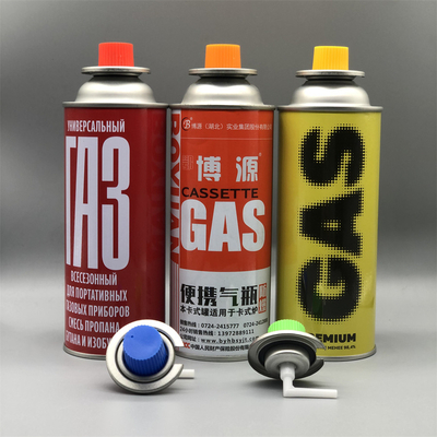 Cartuccia portatile a gas di butano per lo stoccaggio del carburante vuoto