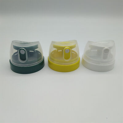 Cappuccio aerosol da 35 mm con sigillo di chiusura sicuro, resistente alle sostanze chimiche ed ergonomico per applicazioni industriali a solventi
