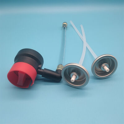 Valvola aerosol universale per pneumatici portatili e lattine di sigillante