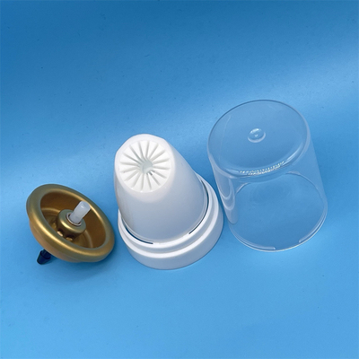 Valvola di distribuzione di mousse per capelli per jet-setter con design in miniatura