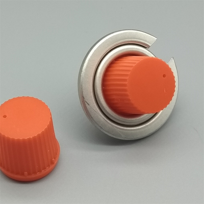 Valvola di distribuzione di aerosol per lubrificanti industriali con tubo di immersione resistente a sostanze chimiche