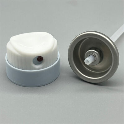 Cappuccio per spray a chiusura tortuosa e valvola aerosol per spray per la protezione solare