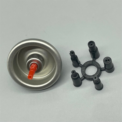 Valvola di ricarica con stelo in plastica per ricarica bombolette gas accendini