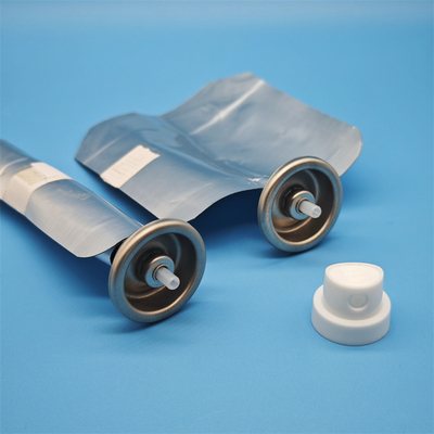 1 pollice sacchetto su valvola alluminio aerosol metallo lattine sacchetto su valvola spray BOV per spray olio cosmetici spray