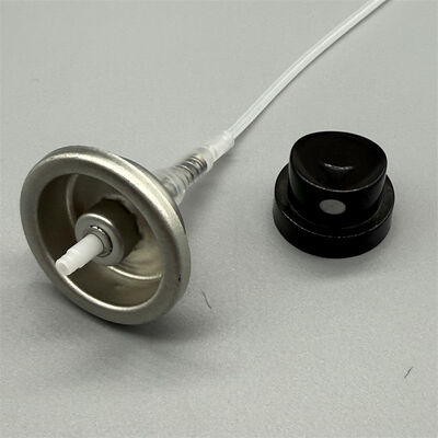 Pompa nebulizzatore in banda stagnata/alluminio da 0,15 cc per flaconi di profumo e toner