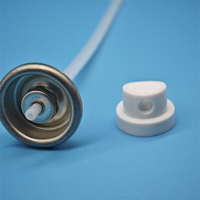 Valvola aerosol intelligente a trecentosessanta gradi con attuatore elettrico per la protezione mirata delle colture con design montabile su drone