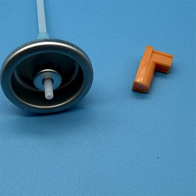 Valvola compatta da un pollice con contatore per impianti idraulici residenziali con maniglia facile da usare