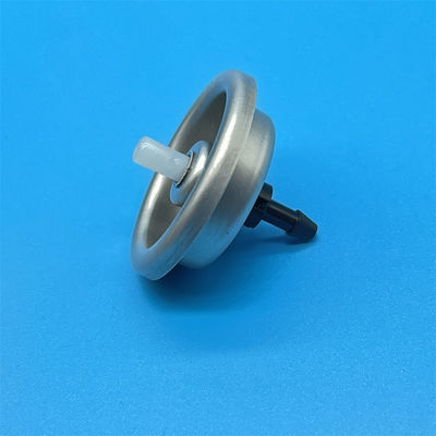 Valvola aerosol in alluminio invertita per mousse per capelli ottimizzata per formulazioni professionali di salone