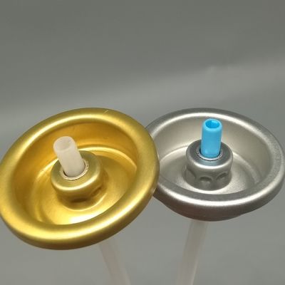 Valvola di spruzzo a polvere ad alto flusso per le applicazioni di deodorante aerosol e shampoo secco