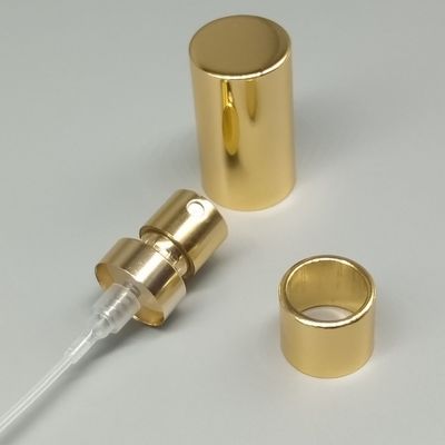 Erogatore a spruzzo per profumo a nebulizzazione fine dorata con sigillo a prova di perdite per fragranze di lusso