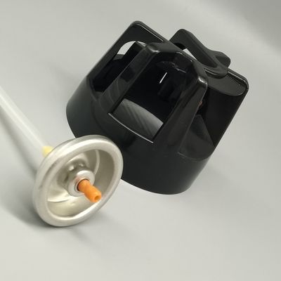Valvola aerosol e attuatore per insetticidi a base di alcol con alta precisione di spruzzatura