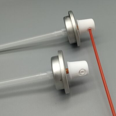 Valvola aerosol per le applicazioni in lattina più pulita Valvola di distribuzione di precisione per l'uso di pulizia industriale