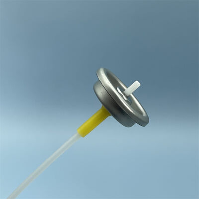 Valvola per deodorante per aerosol con contatore e meccanismo di dosaggio progettato con precisione