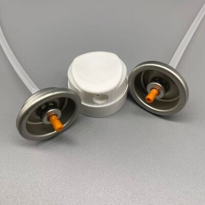 Valvola spray per shampoo secco in aerosol con tecnologia a nebbia di polvere ad alta emissione